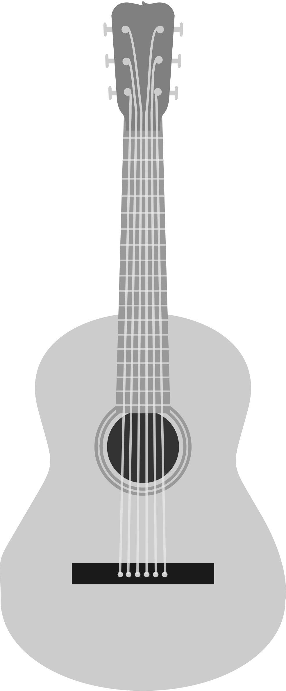 Detail Acoustic Guitar Vector Png Nomer 44