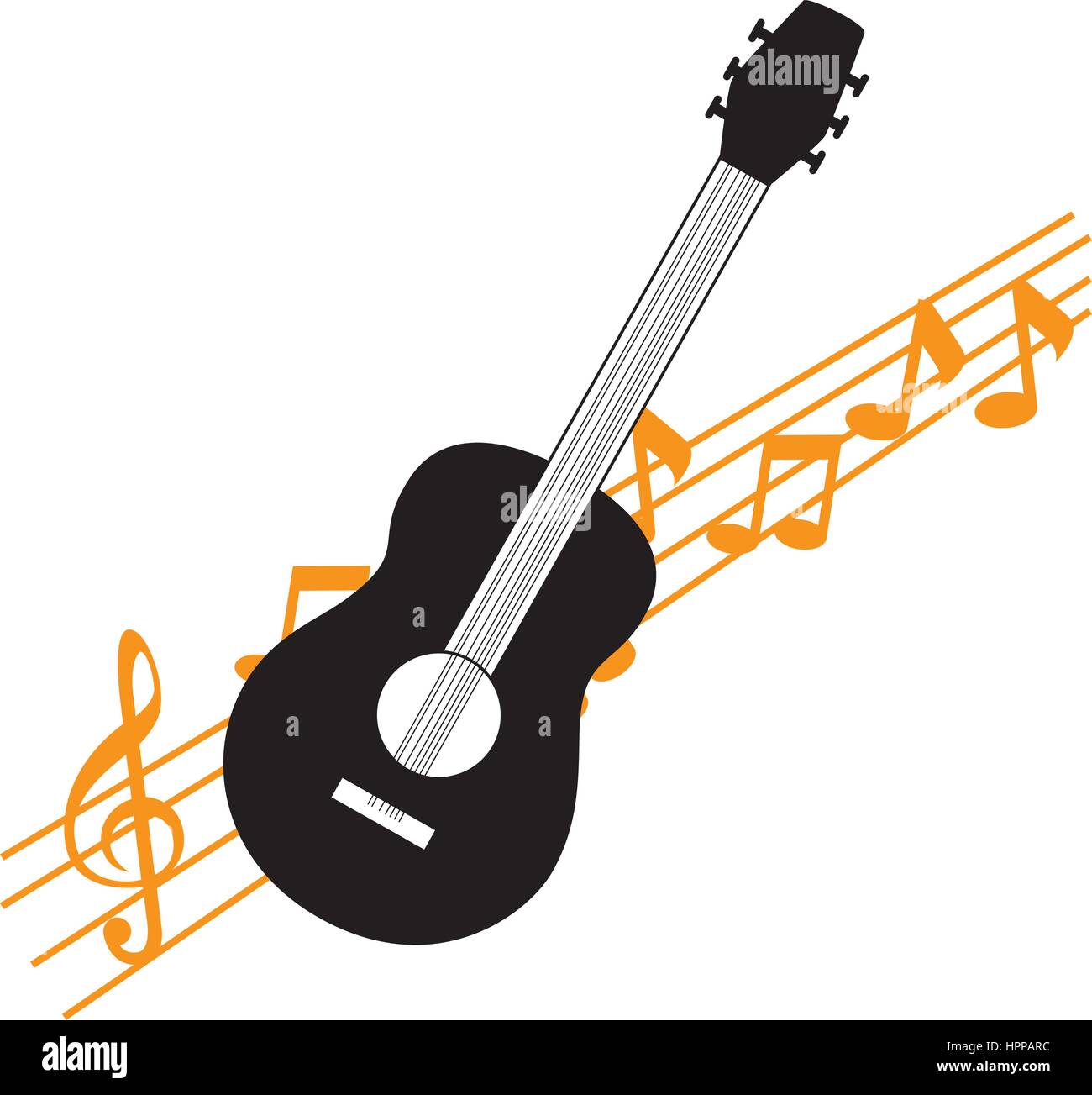 Detail Acoustic Guitar Vector Png Nomer 54