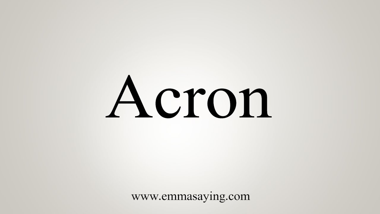 Detail Acron Image Nomer 54