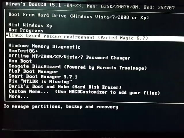 Detail Acronis True Image Hirens Nomer 15