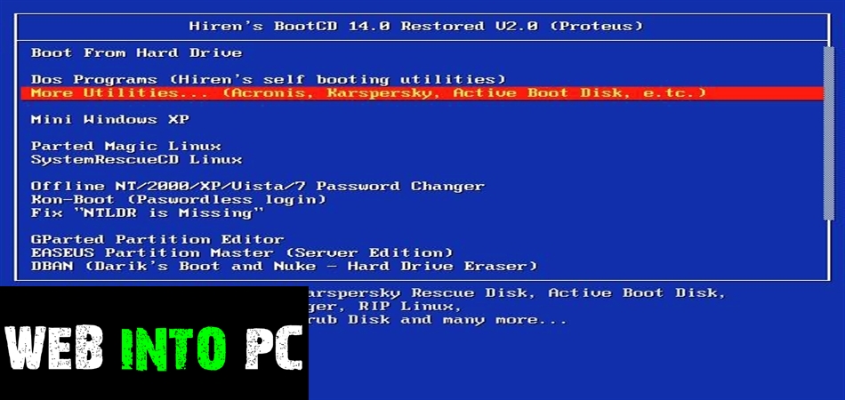 Detail Acronis True Image Hirens Boot Nomer 13