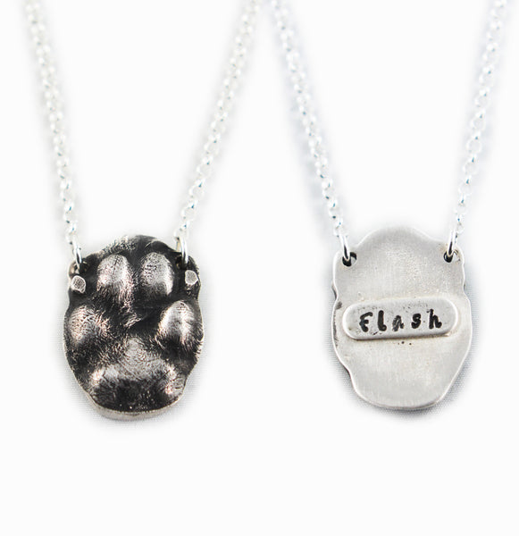 Detail Actual Paw Print Necklace Nomer 42