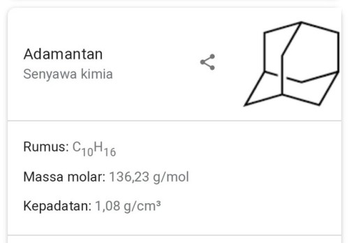 Detail Adamantan Senyawa Kimia Nomer 14