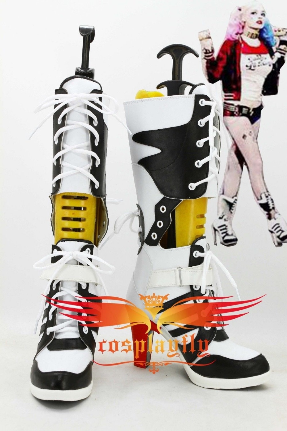 Download Adidas Harley Quinn Boots Nomer 23