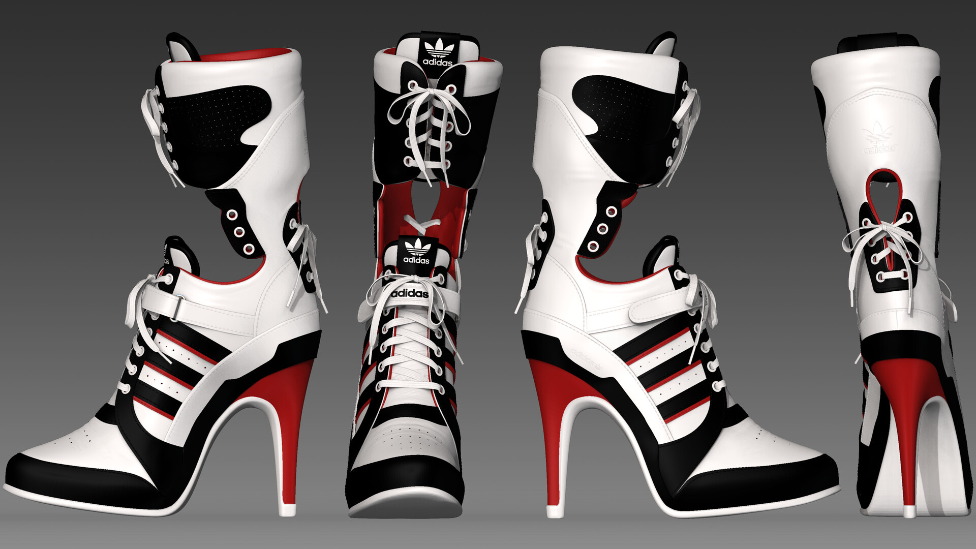 Detail Adidas Harley Quinn Boots Buy Nomer 26