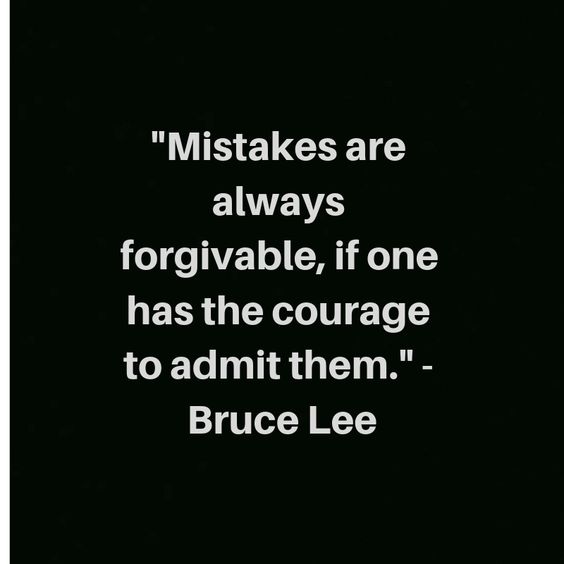 Detail Admitting Mistakes Quotes Nomer 31