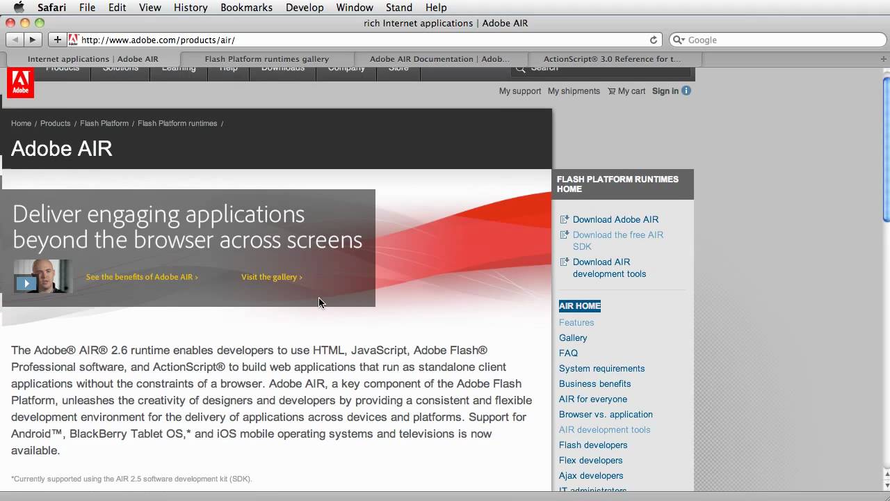 Detail Adobe Air Web Browser Nomer 48