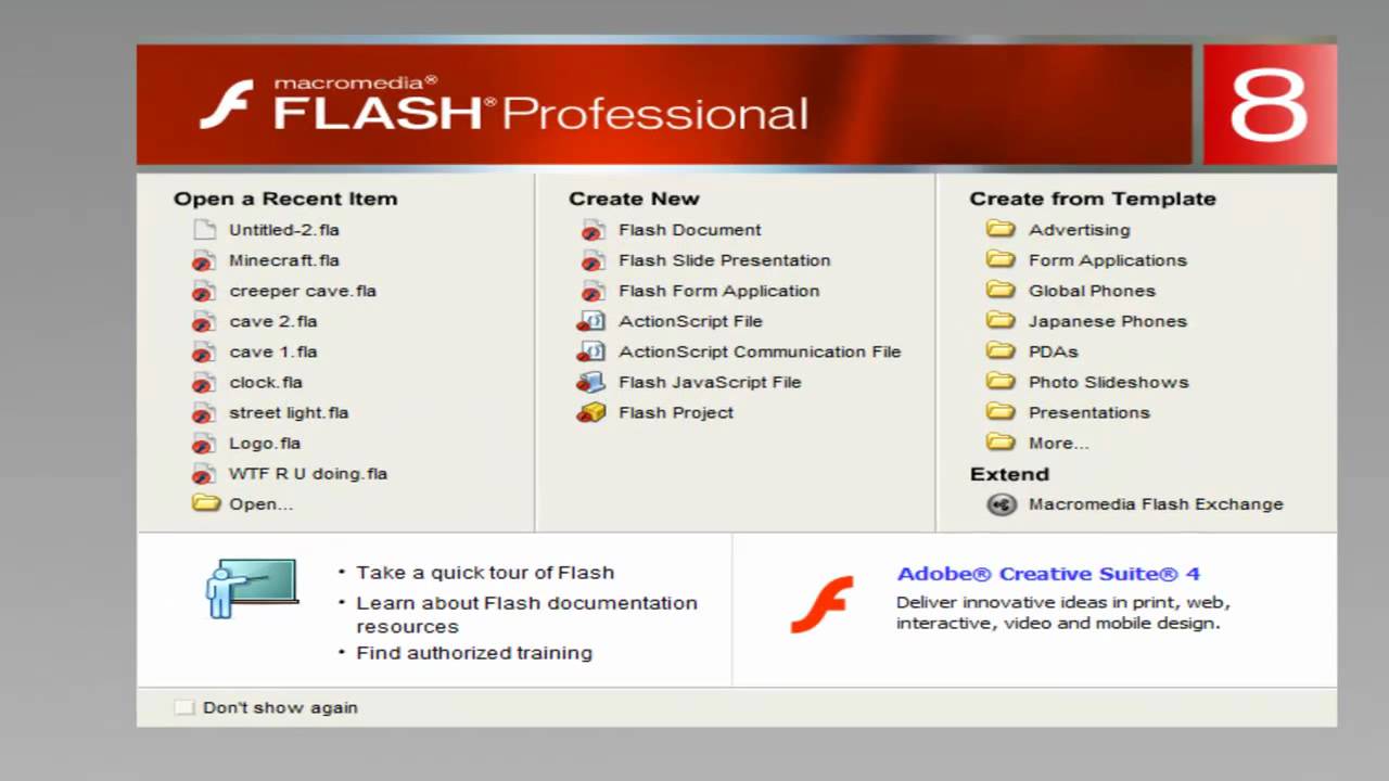 Detail Adobe Macromedia Flash 8 Nomer 19