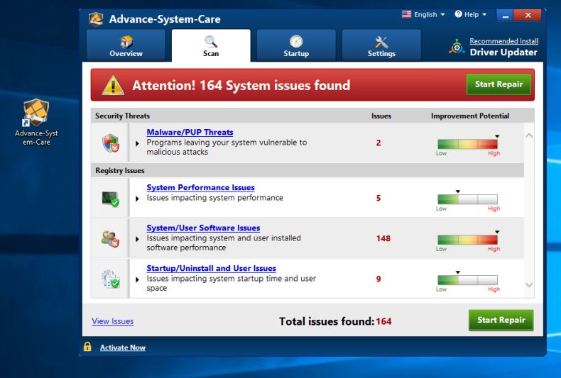 Advanced Systemcare Malware - KibrisPDR