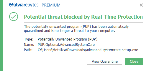 Detail Advanced Systemcare Malware Nomer 14