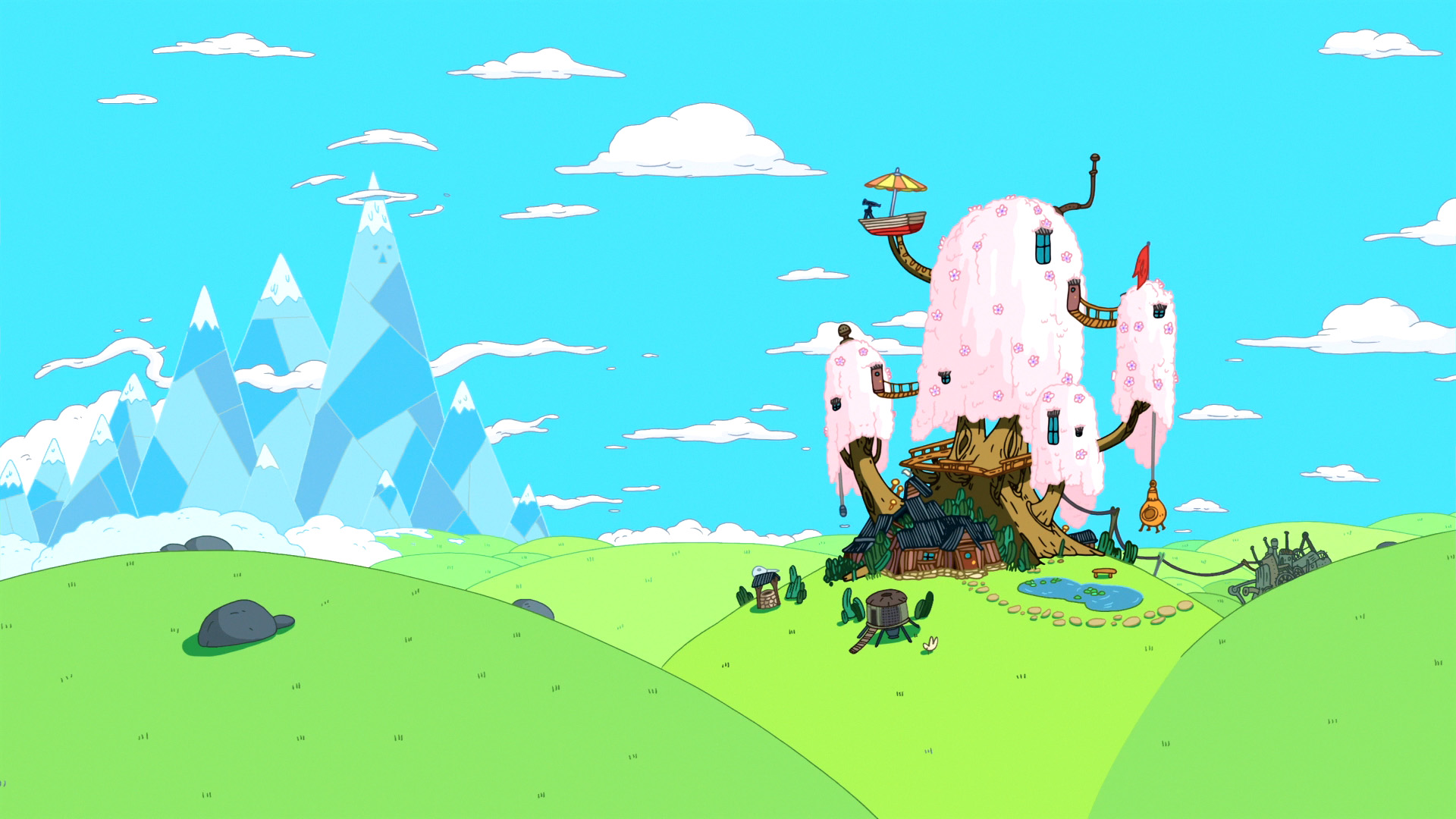 Detail Adventure Time Background Nomer 19