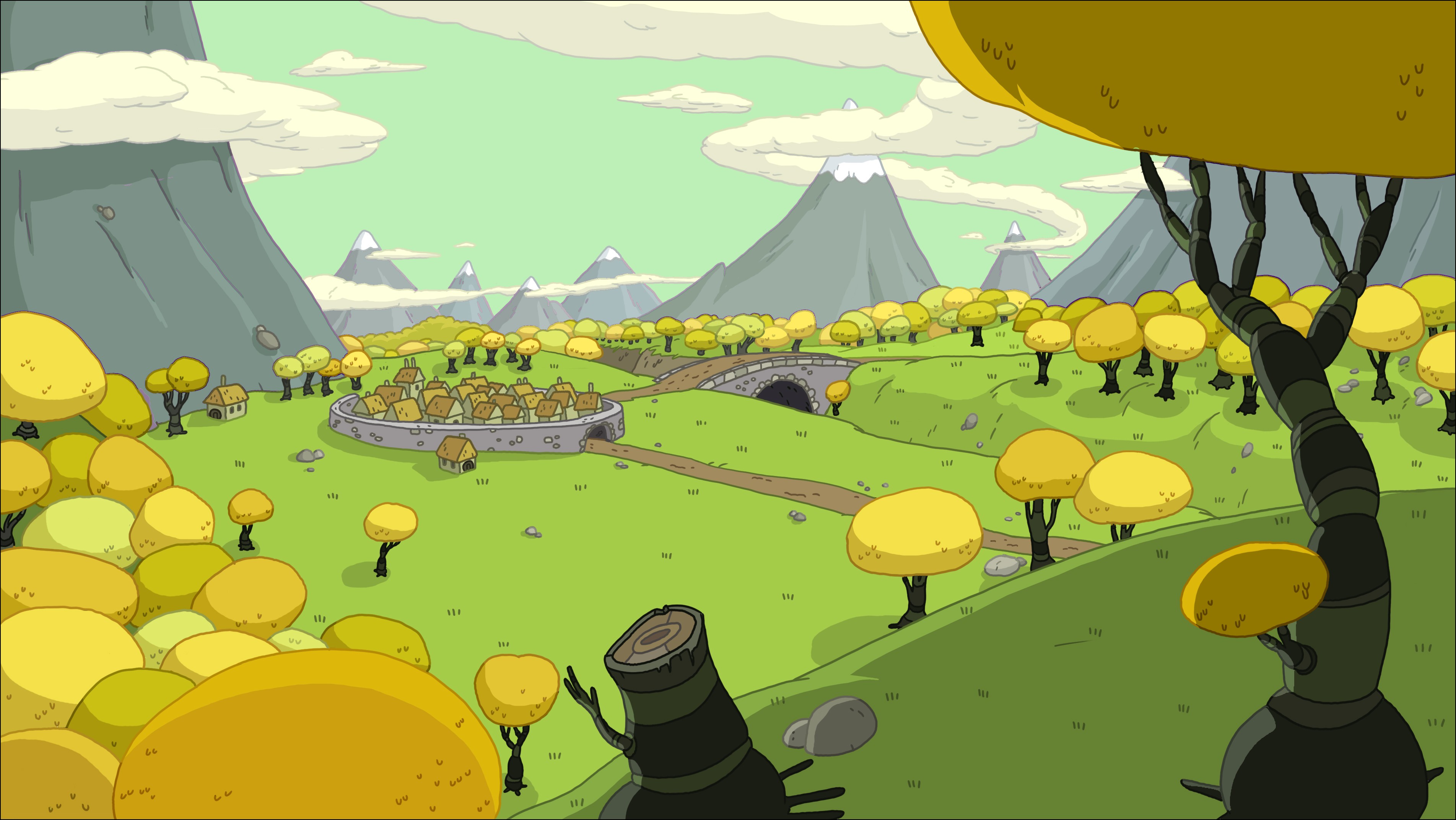 Detail Adventure Time Background Nomer 26