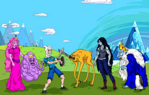 Detail Adventure Time Background Nomer 31