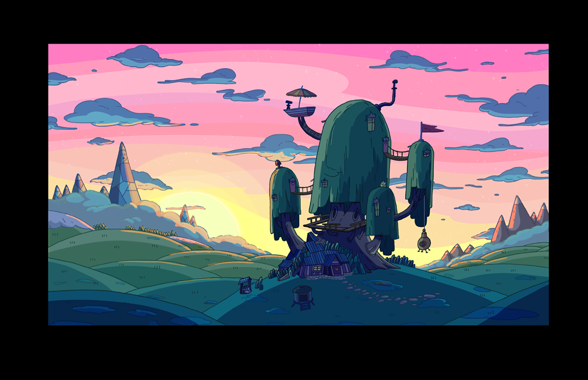 Detail Adventure Time Background Nomer 42