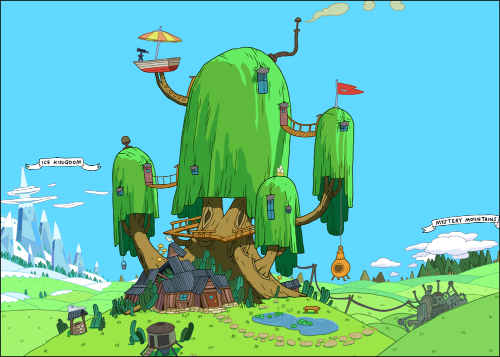 Detail Adventure Time Background Nomer 6