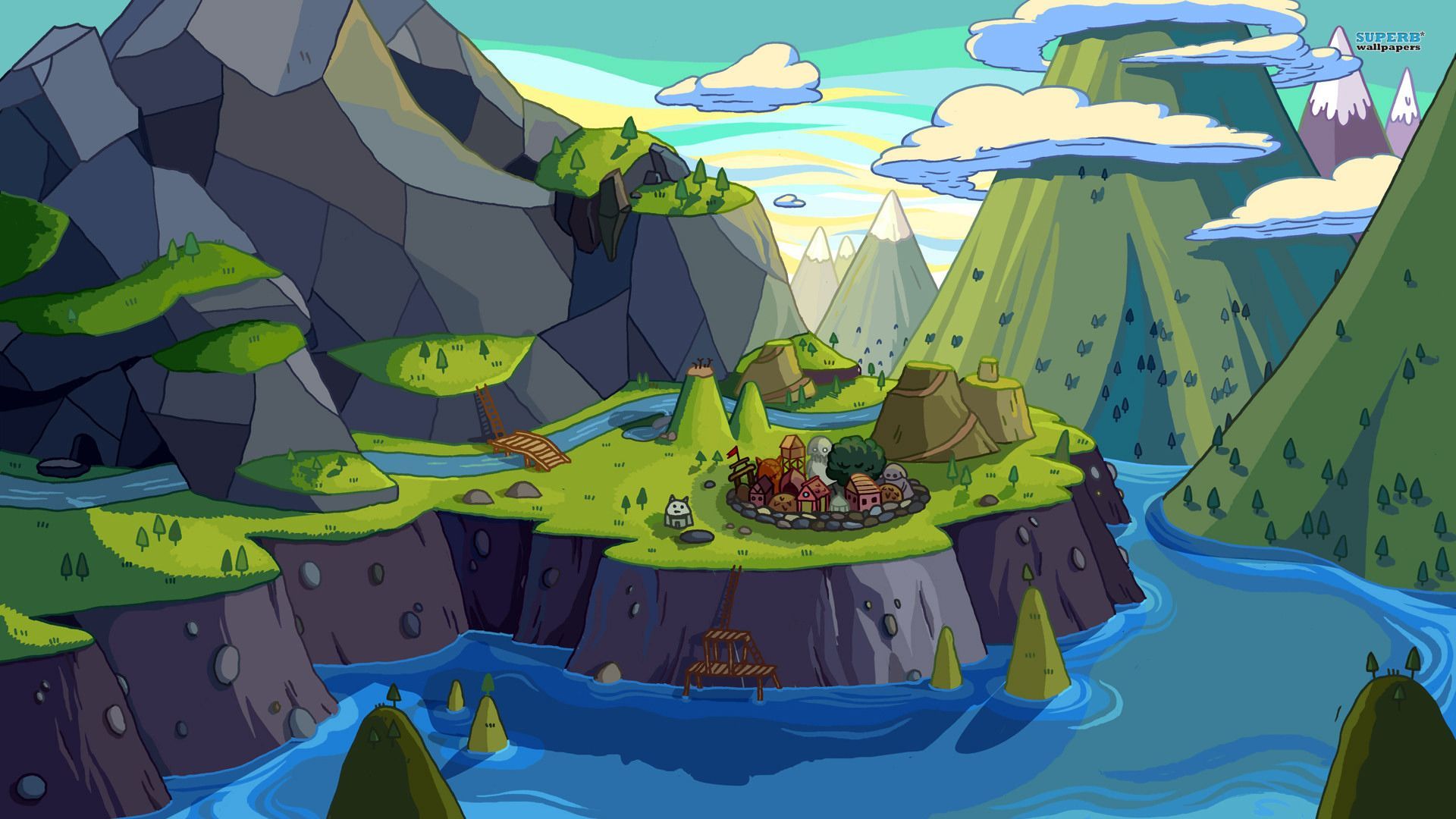 Detail Adventure Time Background Nomer 10
