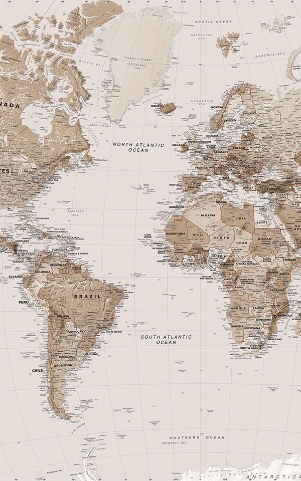 Detail Aesthetic Map Of The World Nomer 23