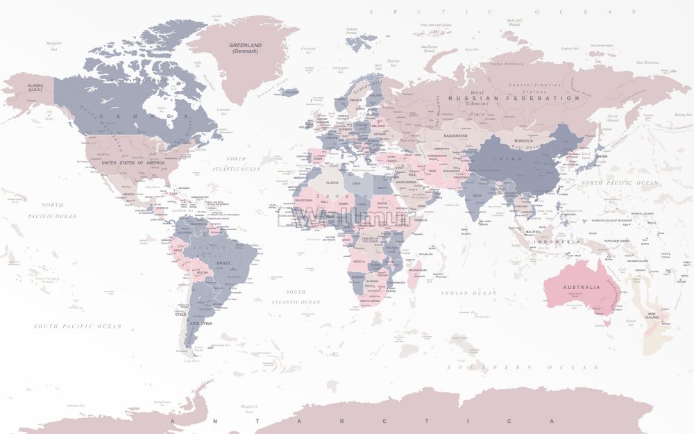 Detail Aesthetic Map Of The World Nomer 34