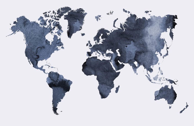 Detail Aesthetic Map Of The World Nomer 5