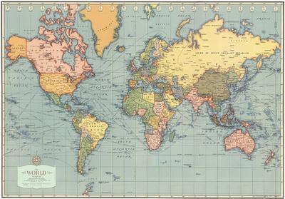 Detail Aesthetic Map Of The World Nomer 42