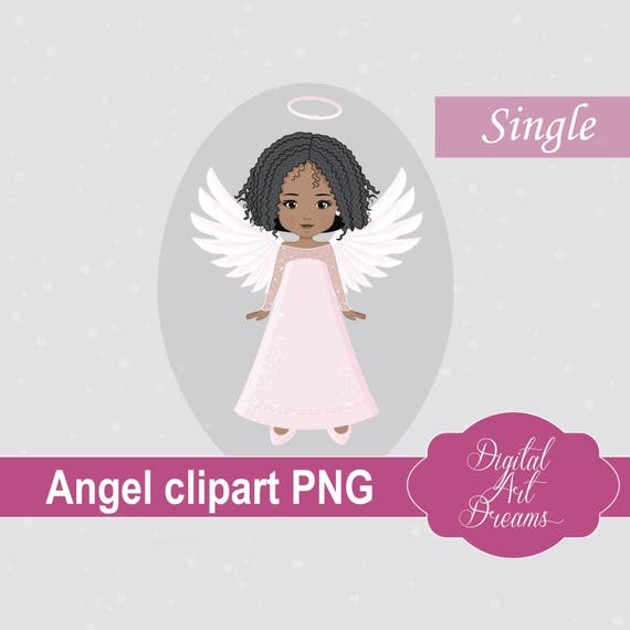 Detail African American Angel Clipart Nomer 35