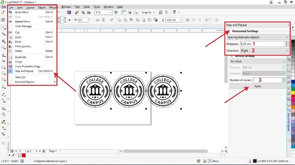 Detail Agar Gambar Sesuai Halaman Pada Corel Nomer 3