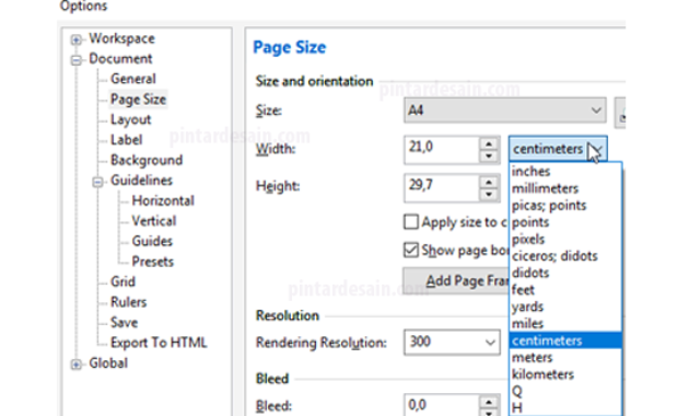 Detail Agar Gambar Sesuai Halaman Pada Corel Nomer 7