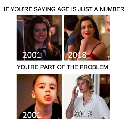 Age Is Just A Number Meme - KibrisPDR