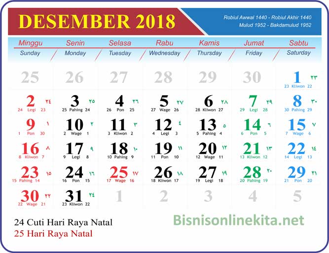 Detail Agustus Kalender 2018 Nomer 12