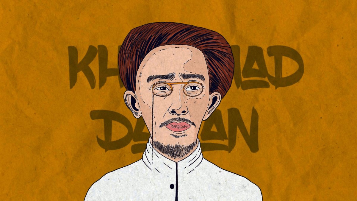 Detail Ahmad Dahlan Vector Nomer 14