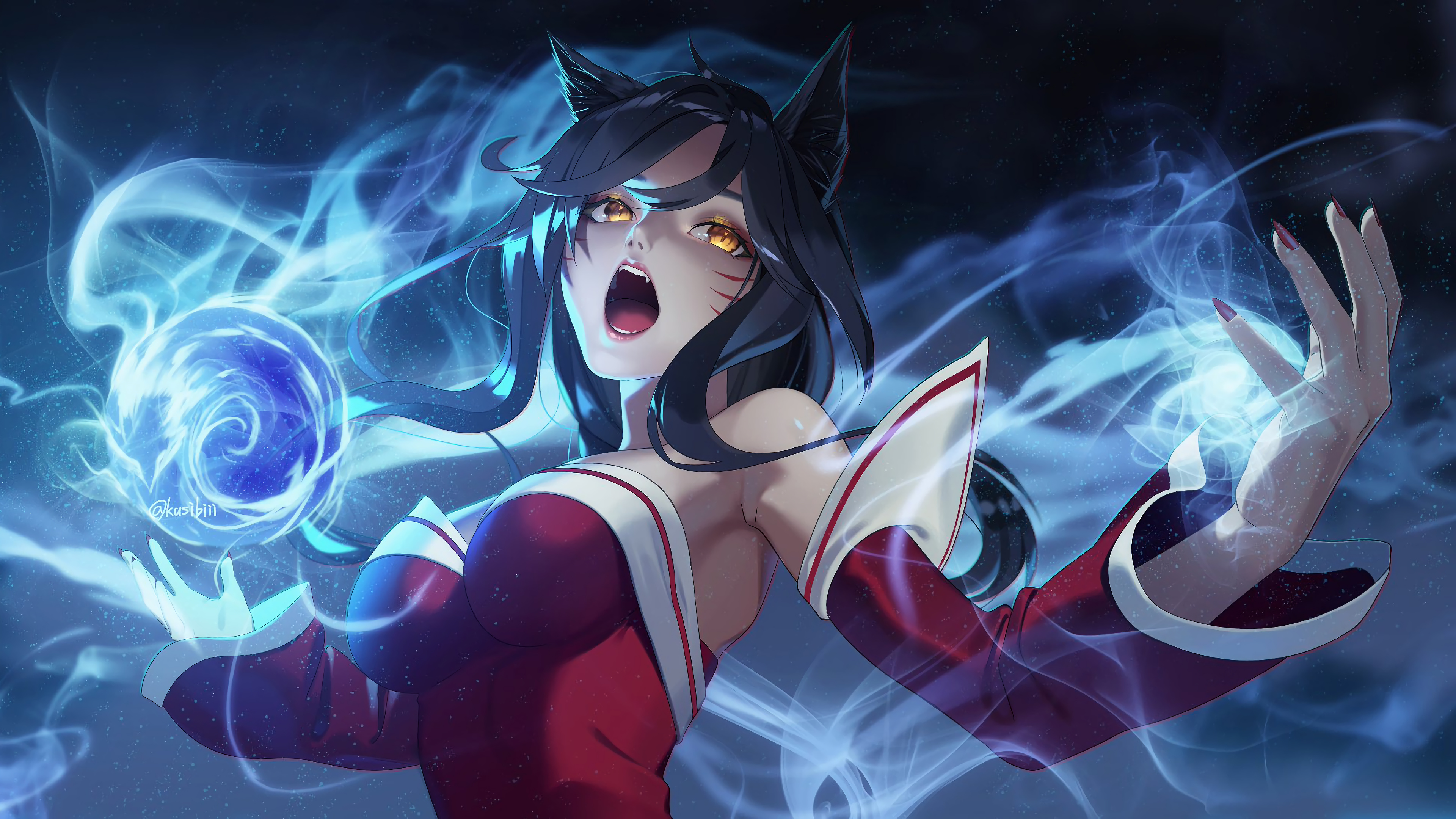 Detail Ahri Wallpaper Nomer 14