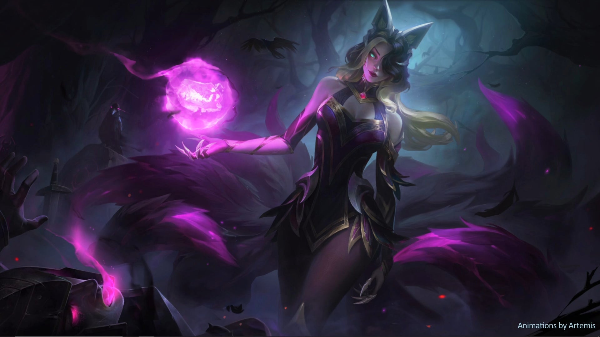 Detail Ahri Wallpaper Nomer 24