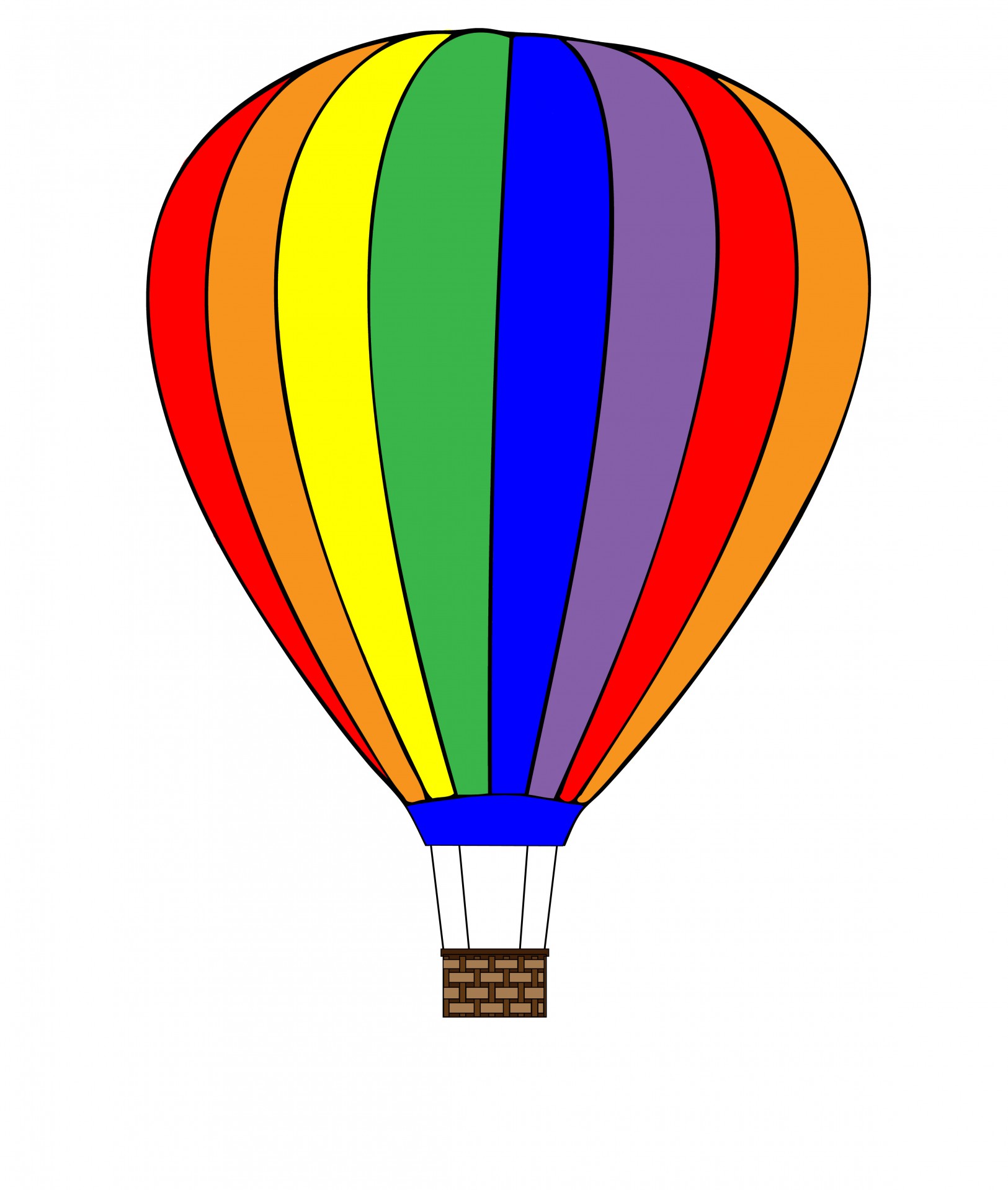 Detail Air Balloon Clipart Nomer 12