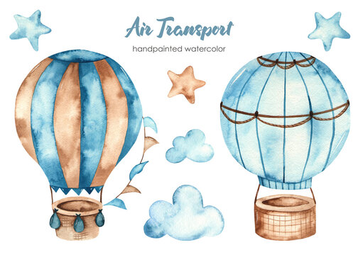 Detail Air Balloon Clipart Nomer 33