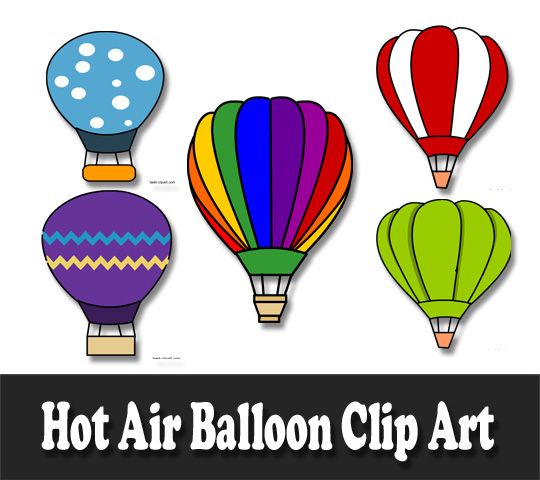 Detail Air Balloon Clipart Nomer 40