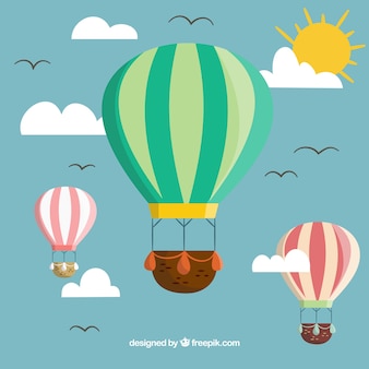 Detail Air Balloon Vector Nomer 18