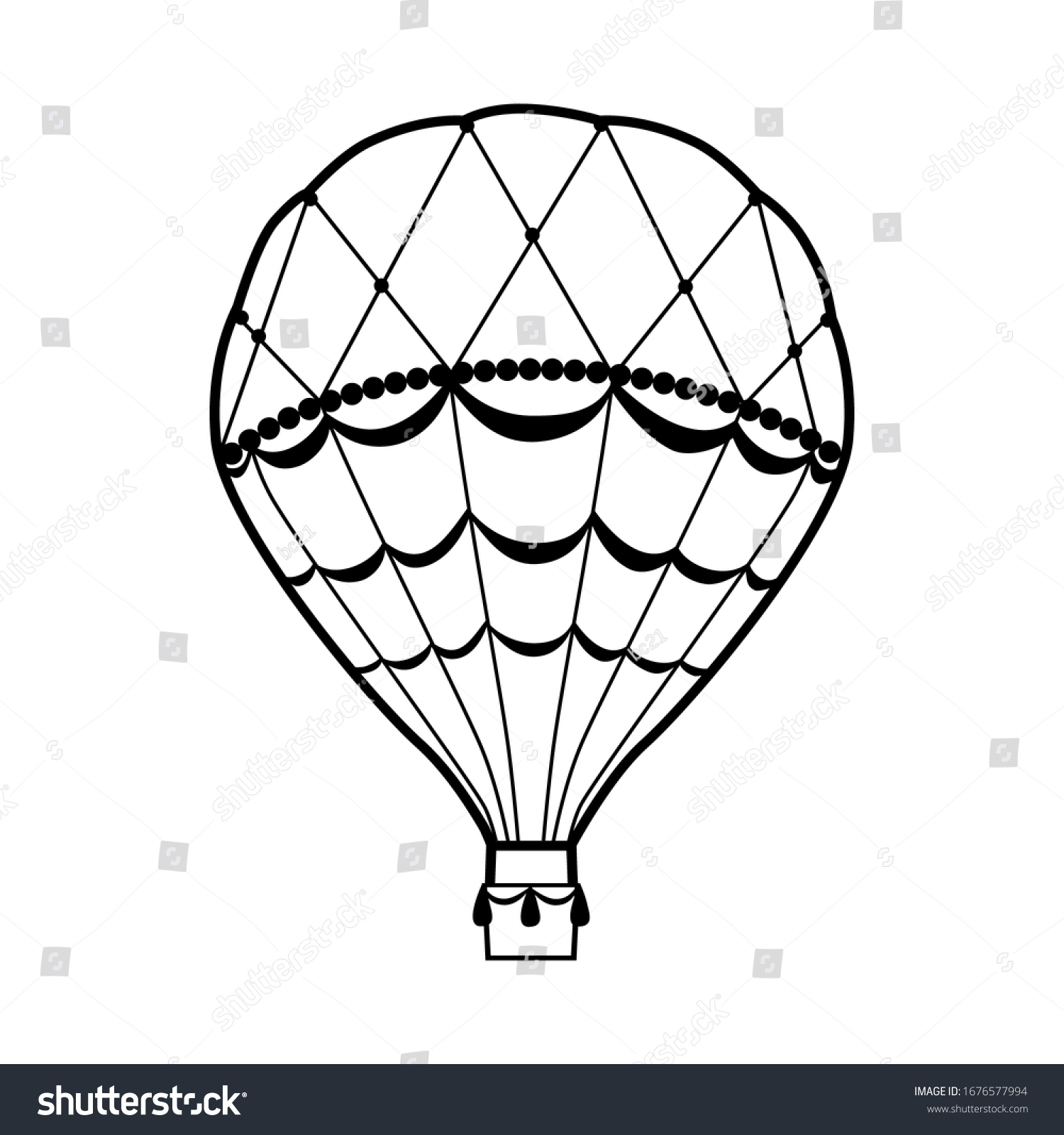 Detail Air Balloon Vector Nomer 20