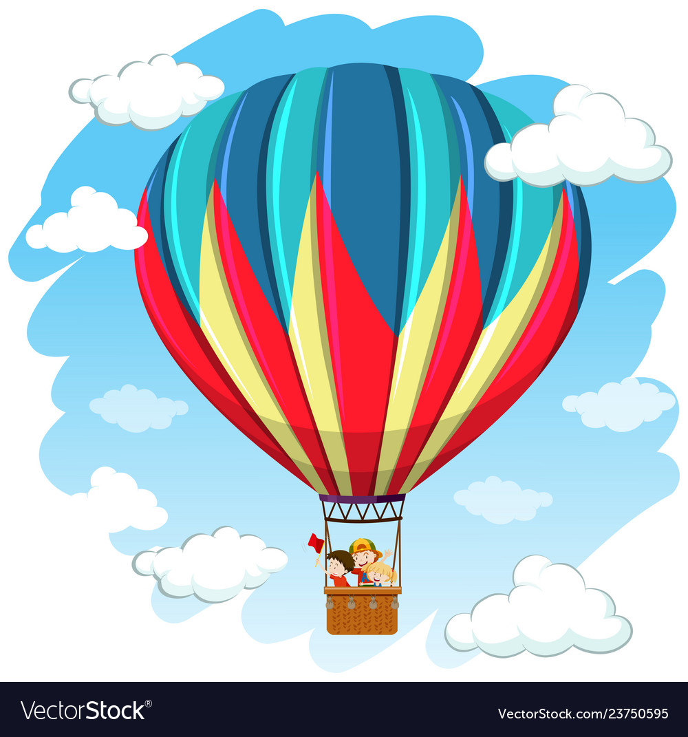 Detail Air Balloon Vector Nomer 22