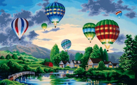 Detail Air Balloon Wallpaper Nomer 47