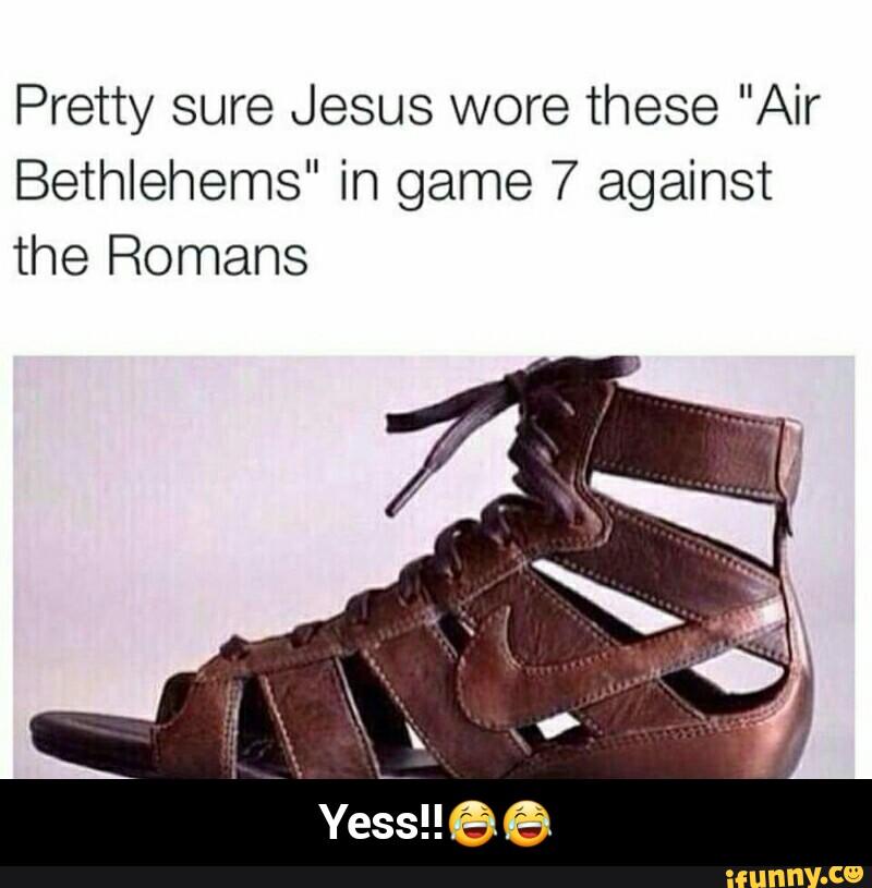 Detail Air Jesus Sandals Meme Nomer 3