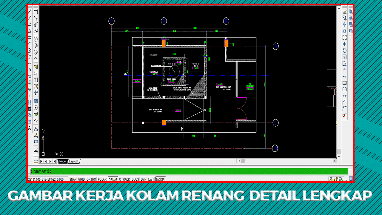 Detail Air Mancur Dwg Nomer 41