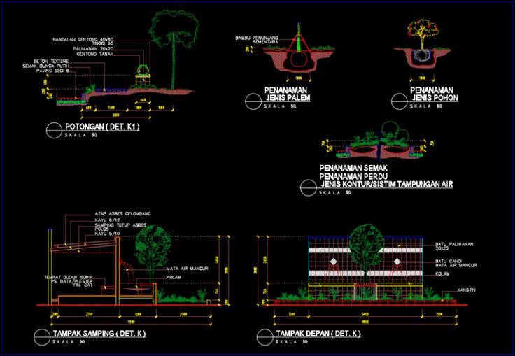 Detail Air Mancur Dwg Nomer 7