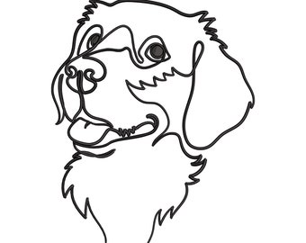 Detail Golden Retriever Gezeichnet Nomer 11