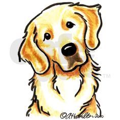 Detail Golden Retriever Gezeichnet Nomer 3