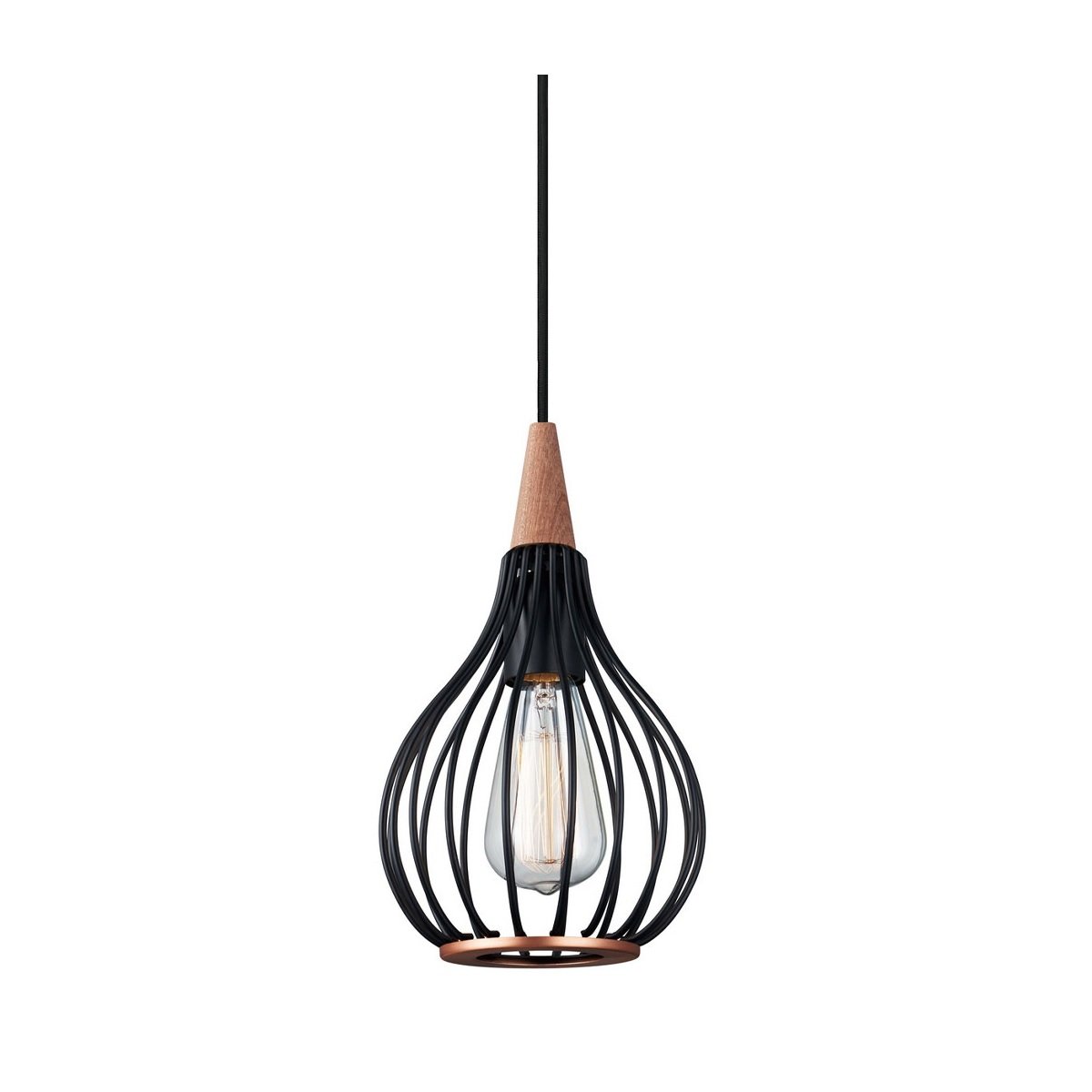 Detail Lampe Holz Schwarz Nomer 11