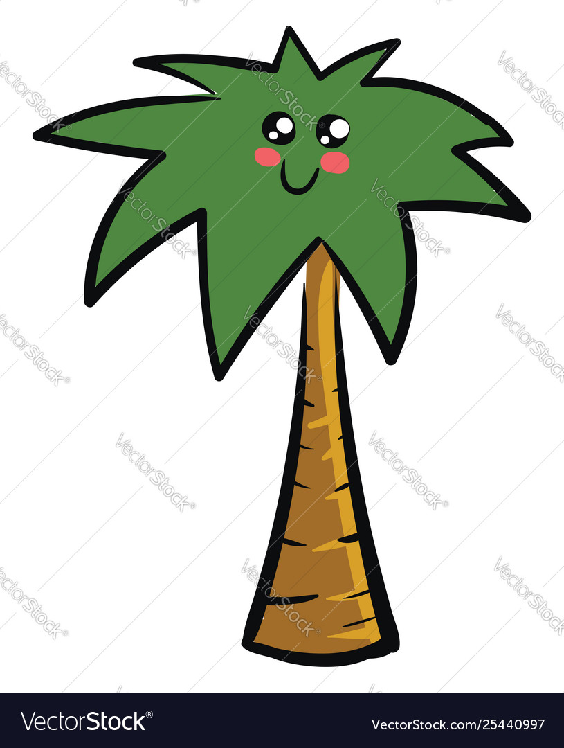 Detail Palm Tree Color Nomer 12