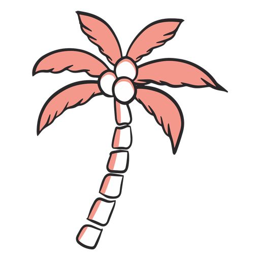 Detail Palm Tree Color Nomer 15