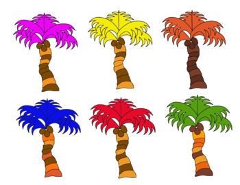 Detail Palm Tree Color Nomer 16