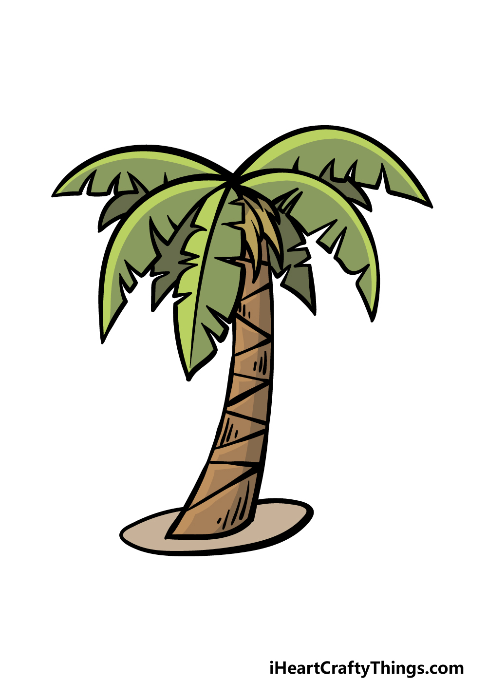 Detail Palm Tree Color Nomer 19