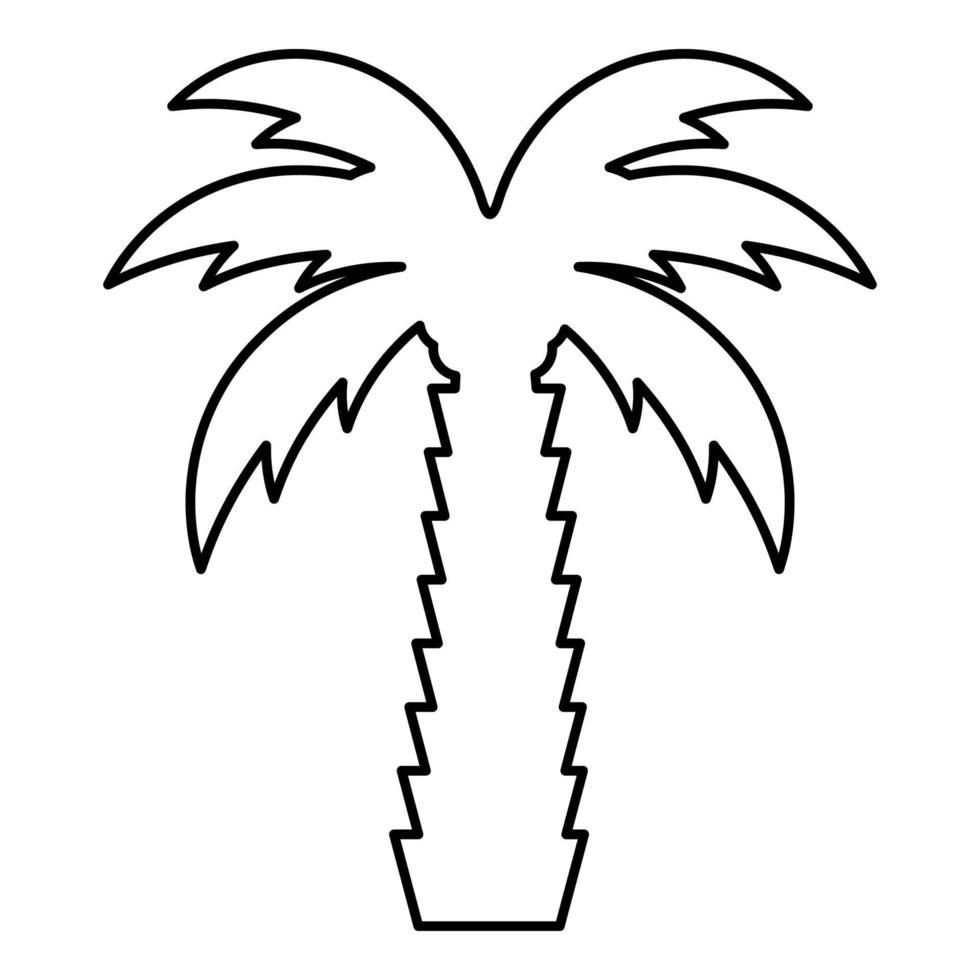 Detail Palm Tree Color Nomer 21